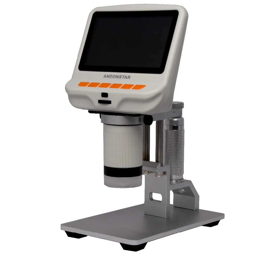  Andonstar AD105S Digital USB Microscope 4.3 inch Built-in Display Slides Fabrics observation Gift f