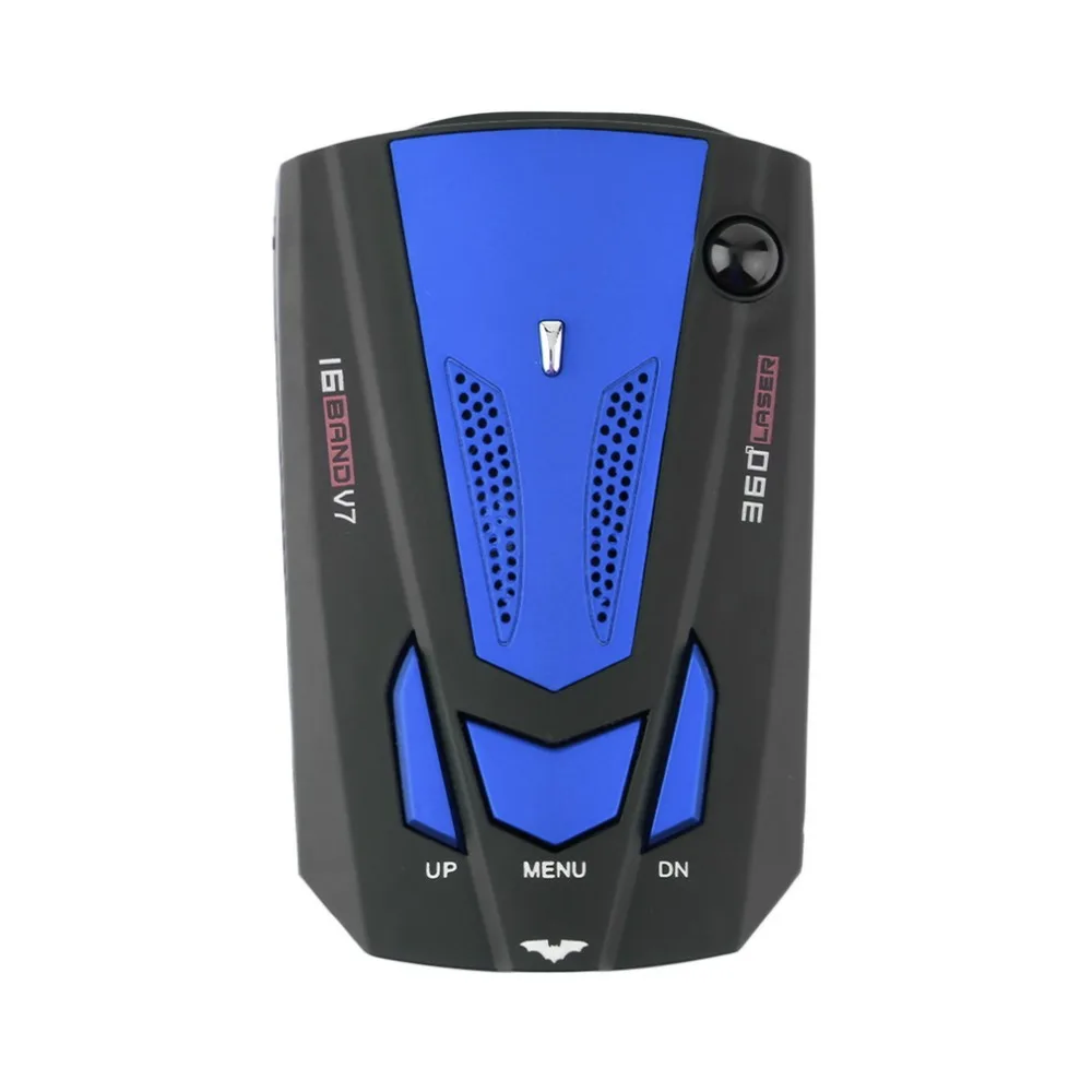  Auto detektor V7 360 Grad Erkennung Akustischer alarm Auto Radar Detektor anti Englisch Stimme für 