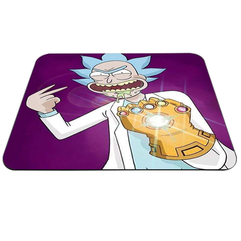

New Printed Rick and Morty Anime Large Edge Control Mats Large Mouse pad PC Computer mat Size for Game Mousepad