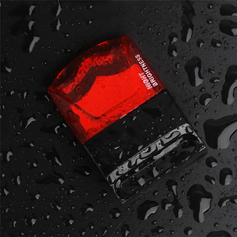 Excellent High Bike Tool Bicycle Lights Induction Tail Light Bike Bicycle Warning Lamp Magnetic Power Generate Taillight 5