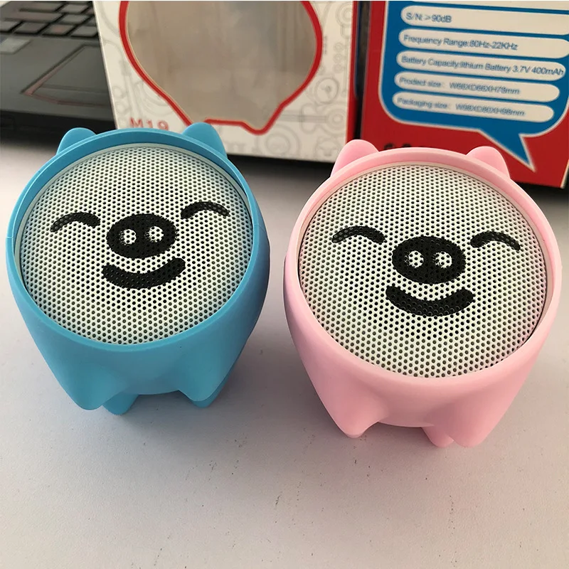 M19 частная модель свинья bluetooth динамик оптовая продажа с фабрики мультфильм кукла