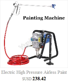 Электрическая безвоздушная высокого давления для краски опрыскиватель плунжерного типа краска ing машина для украшения Q5000