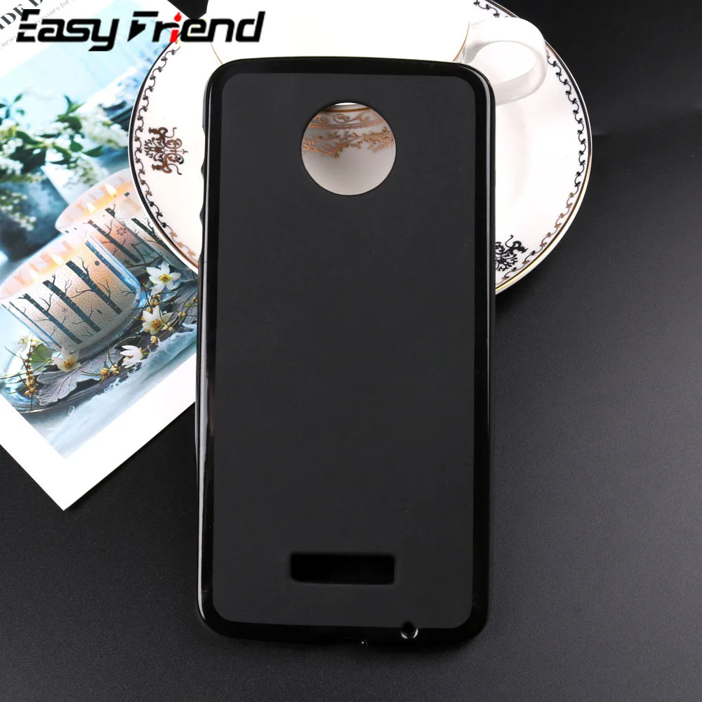 Силиконовый Ультратонкий чехол для Motorola Moto Z Play ZPlay Force ZForce XT1650 матовый мягкий из