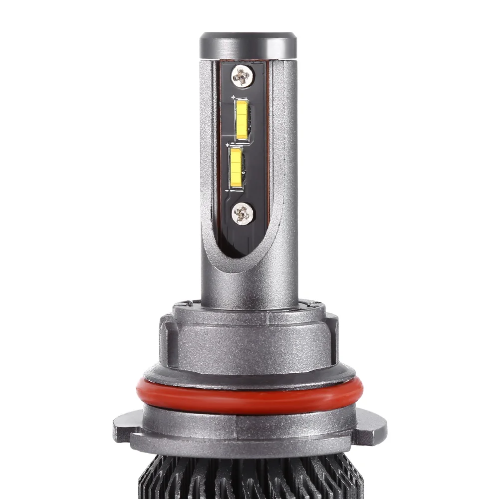 DC 12 V/24 V Универсальный 72 W 9004/9007 розетка Автомобильный светодиодный фонарь 6000 K передняя лампа 9000лм Авто налобный фонарь светодиодный