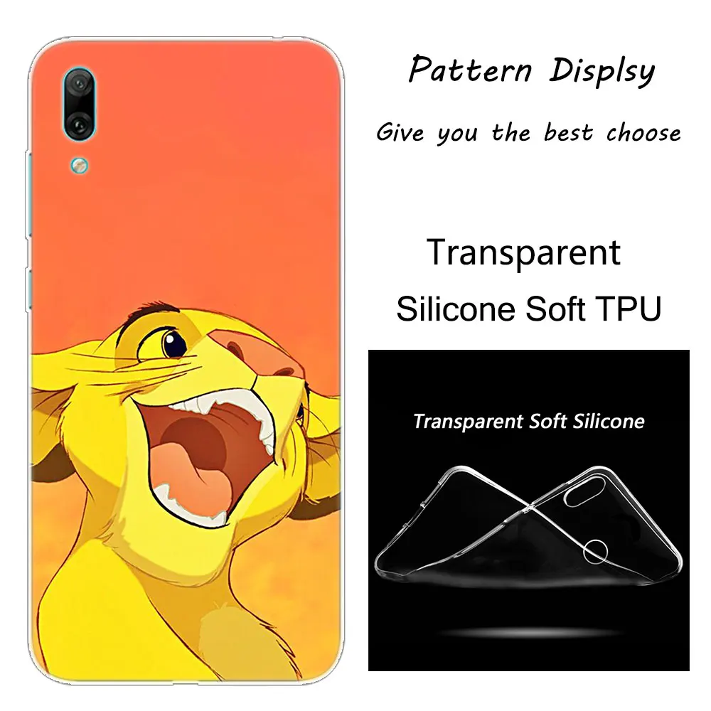 Популярный Мягкий силиконовый чехол для телефона с изображением короля льва для huawei mate 10 20 Lite Pro Enjoy 9S Y9 Y7 Y6 Y5 Pro Модный чехол - Цвет: 007