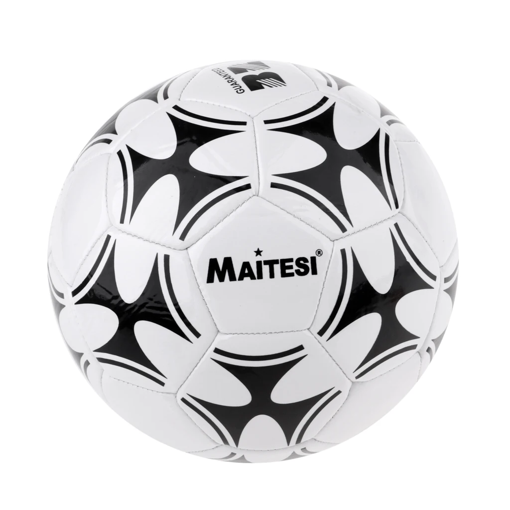 Football Soccer Ball 3 Standard Training with Net Needle for Indoor Outdoor