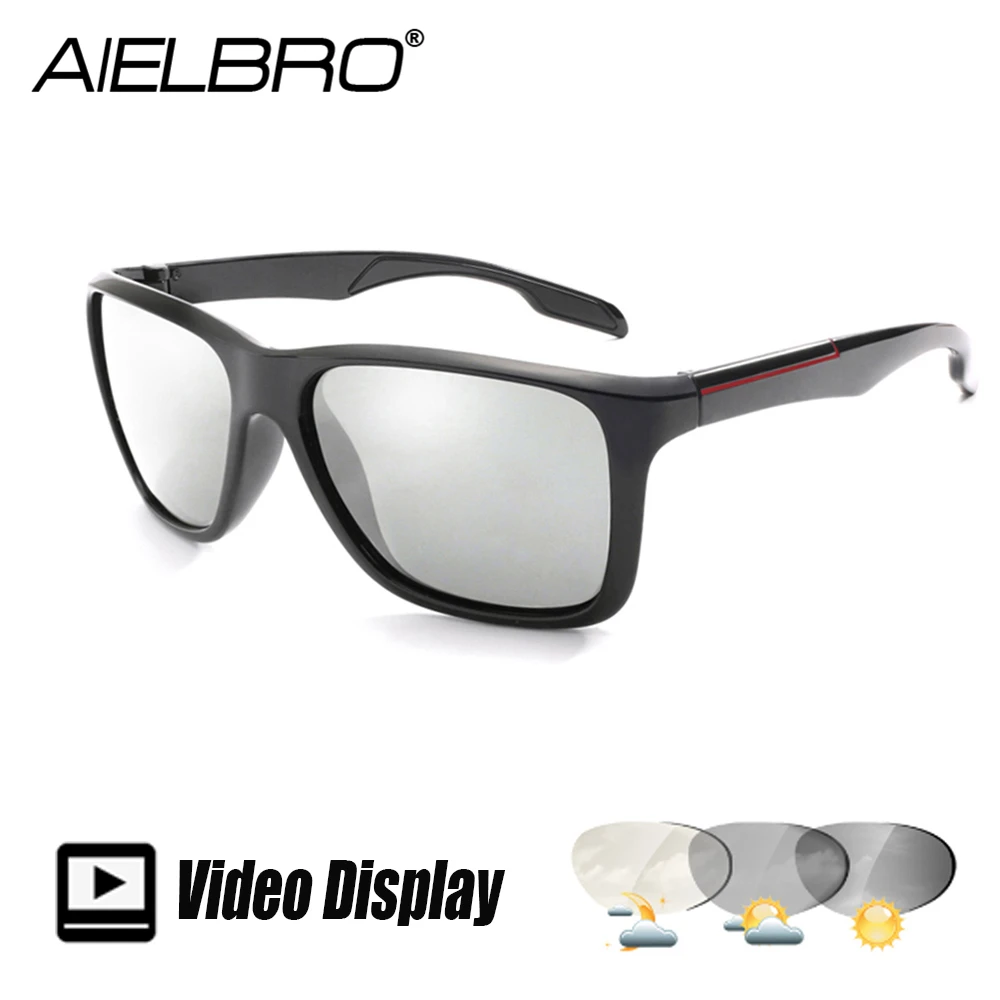 

Polarized Photochromic Men Glasses Driving Glasses Outdoor Sports Bicycle Sunglasses Goggles Eyewear Myopia Frame Gafas De Sol