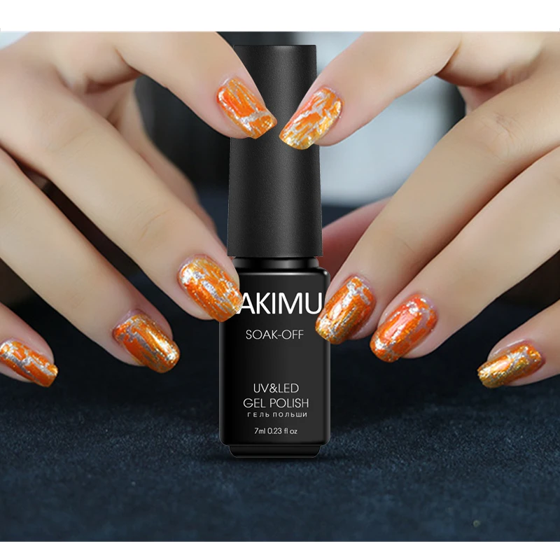 Lakimu красивый гель для ногтей Crackle девочки 7 мл стойкий Гель лак Soak Off UV