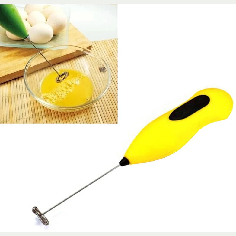 Electric Egg beaters stiring stainless Handle Cream Coffee Milk Blender