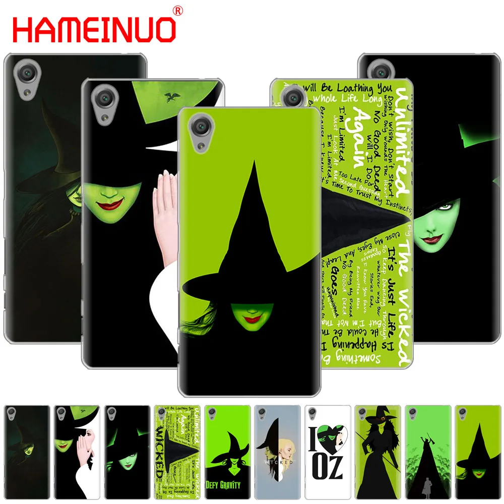 Broadway Musical Wicked Lyrics Cover phone Case for sony xperia C6 XA1 XA2 XA ULTRA X XP L1 L2 X XZ1 compact XR/XZ PREMIUM