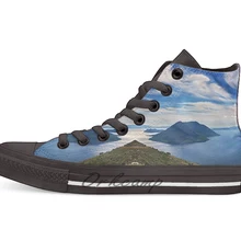 Ionian panorama от Xiromero Новинка Дизайн Повседневная парусиновая обувь на заказ Прямая