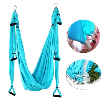 

Anti-Gravity Yoga Hammock Fabric Yoga Flying Swing Aerial Traction Device Yoga Hammock Set Equipment For Pilates Body Shaping