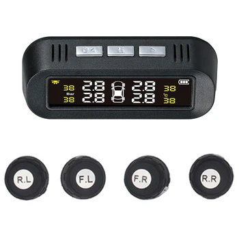 

NEW TY16 Mini Solar Powered Voice Tire Pressure Monitoring System Detector XQ-139