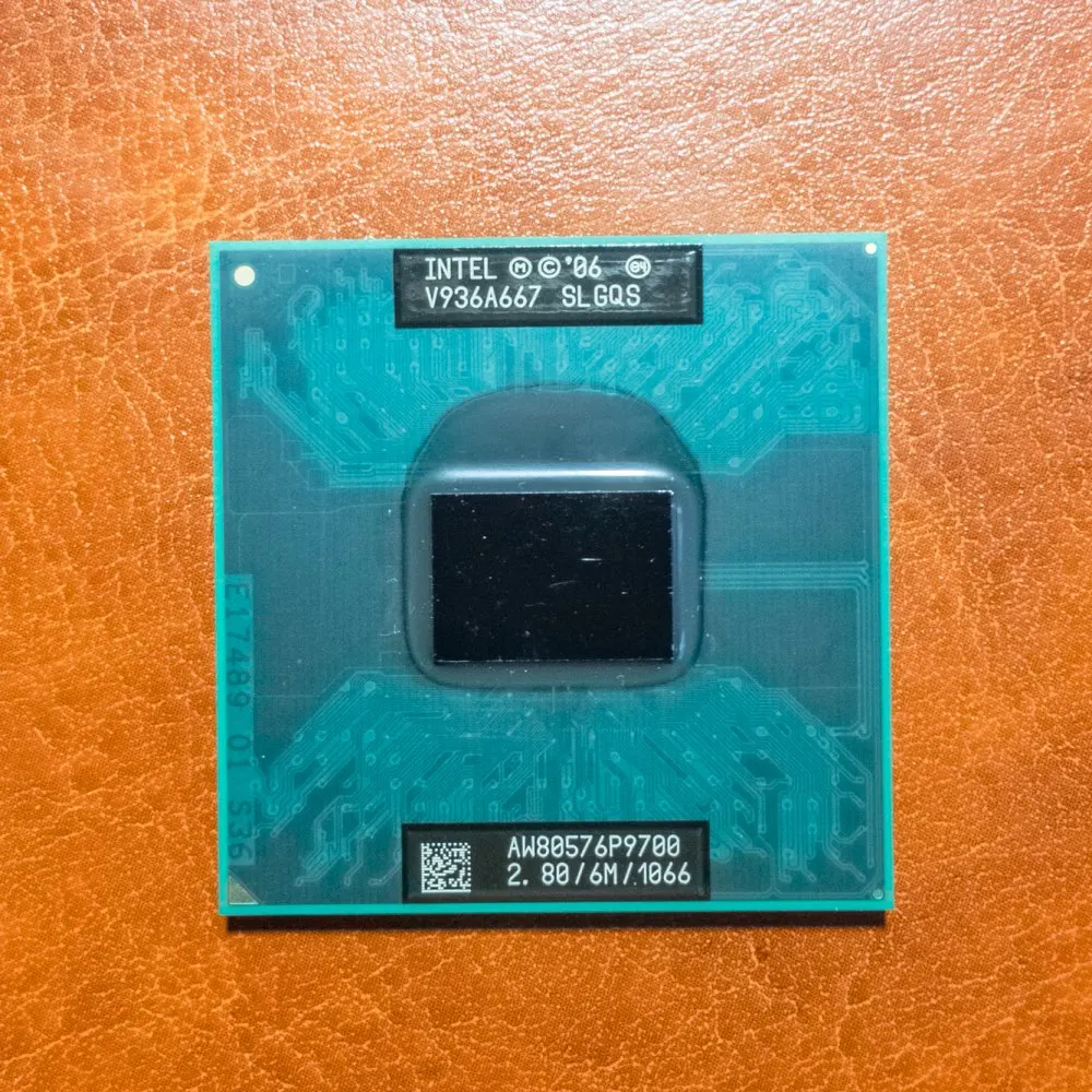 Процессор Intel Core 2 Duo P9700 SLGQS 2,8 Ghz 6M 1066MHz Socket P для мобильного телефона