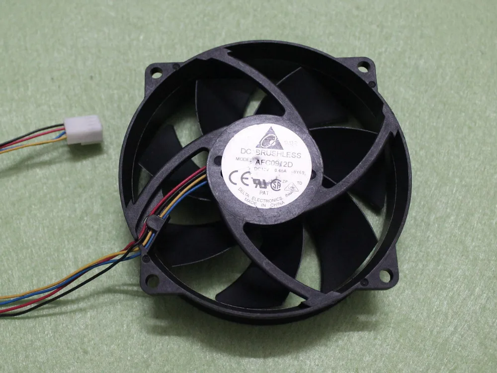 Delta AFC0912D 9225 92mm / 80mm x 25mm DC Brushless PWM Cooler Cooling ...