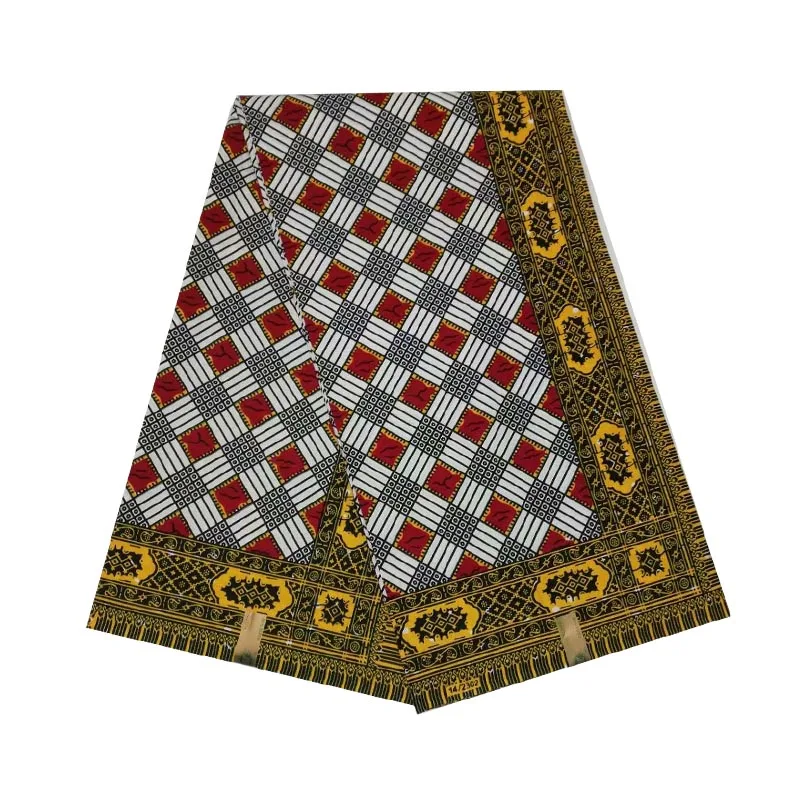 

cotton African wax veritable dutch Printed in fabric block wax ankara hot sale for african woman V-L 503