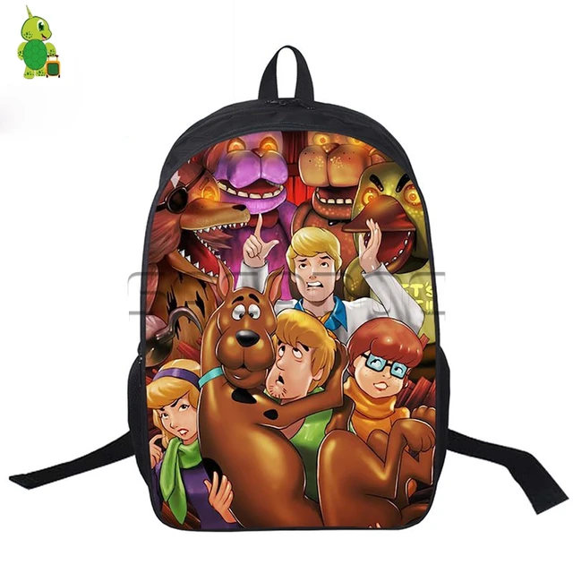 Five Nights At Freddy S Crossovers Backpack Book Bags Age Mutant Five Nights At Freddy S Crossovers Backpack Book Bags Age Mutant Ninja Turtles Printed Travel Women