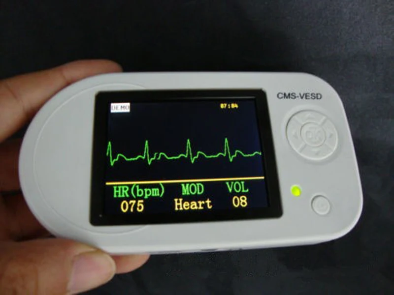 Fonendoscopio CMS-VESD Визуальный Электронный стетоскоп с ECG, PR, VET SpO2, программное обеспечение для ПК и данные обзора