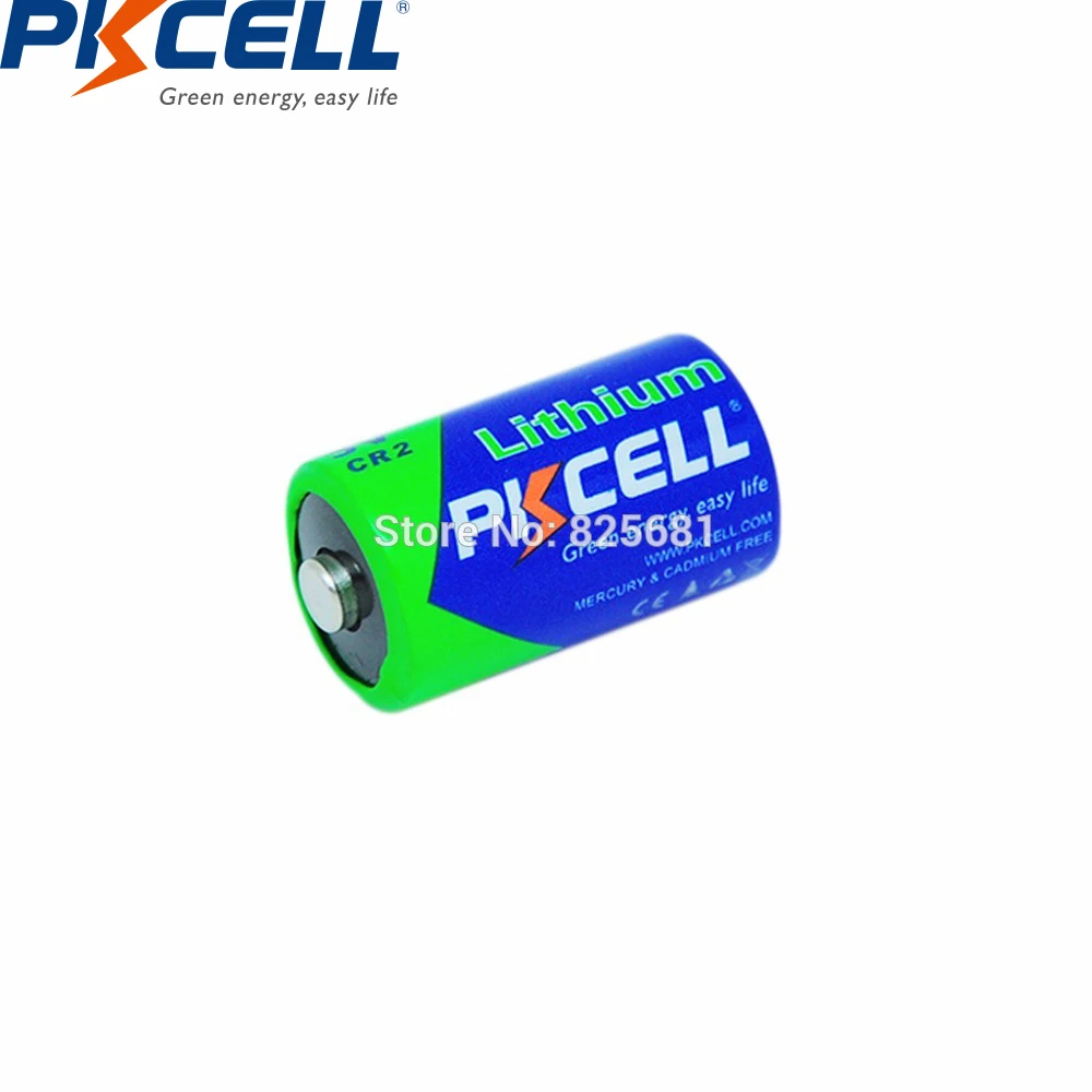 12 шт. батарейки PKCELL CR2 CR15H270 850mAh 3V Li-MonO2 Batteria для gps систем безопасности камера медицинское оборудование лампа радио