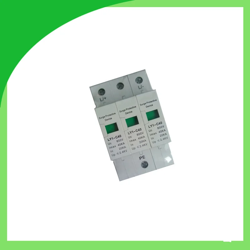 

Ly1-C40 800V 3pole Earthing and Lightning Protection DC Wind Surge Arrester