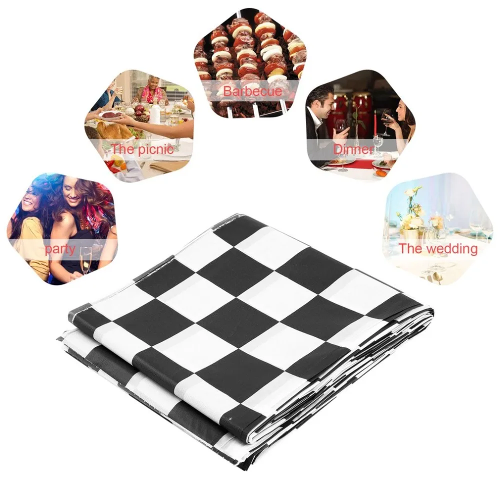 

Disposable Rectangular Plaid Tablecloth Cute Large Table Cover for Home Parties Outdoor Camping Picnics or Any Occasion