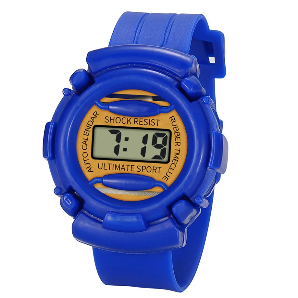 Children's electronic sports watch Simple Children Girls Analog Digital