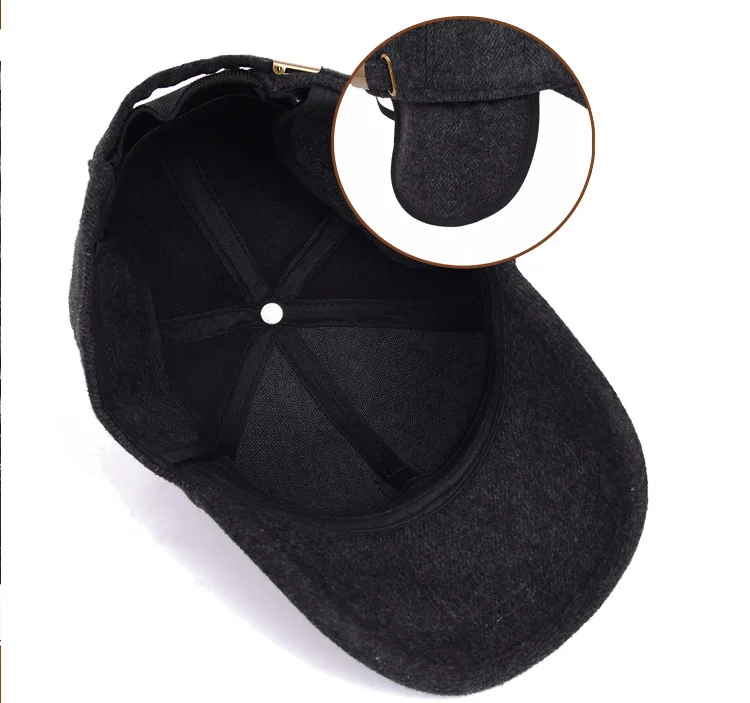 Мужская шляпа козырек мужская шляпа для мужчин защита ушей кепки от солнца колпачки зимние сохраняющие тепло солнцезащитные очки мужские шапки Chapeu