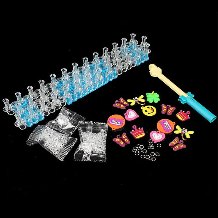 Rubber Loom Band Kit Children DIY Bracelet Gift Loom Rubber Band
