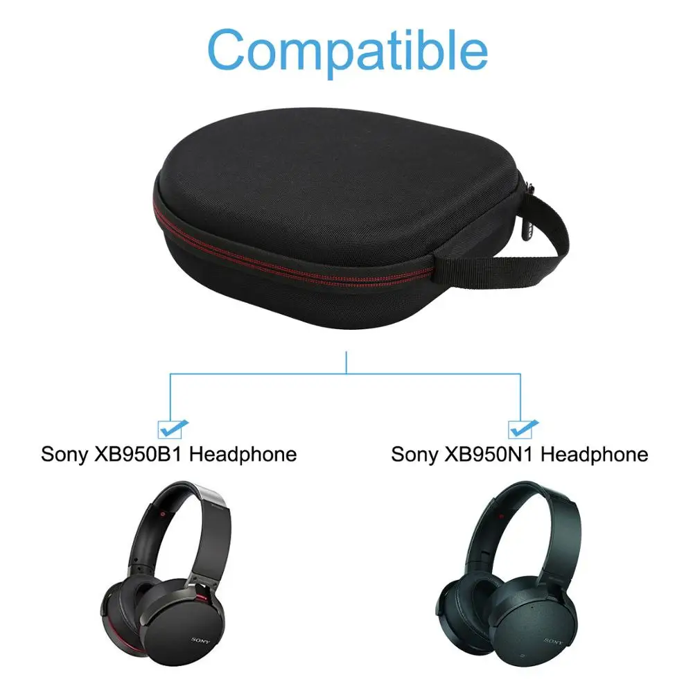 Жесткий чехол LTGEM из ЭВА для Sony XB950B1 беспроводные наушники с дополнительными
