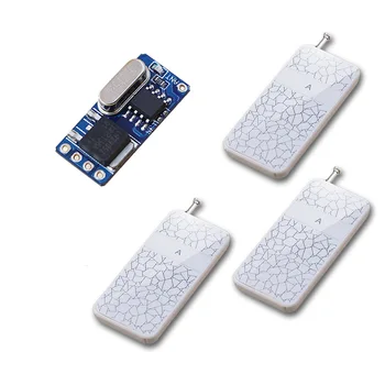 

DC 3.5V-12V Mini Remote Switch Micro Wireless Controller Receiver Small Relay transmitter Power ON OFF