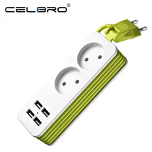 Универсальный 4 порта Мульти USB настенное зарядное устройство адаптер 1200 Вт ЕС вилка удлинитель розетка блок питания несколько usb зарядная станция