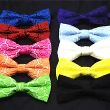 Корейский вариант Макарон моды вышитые кружева Свадебный Жених Мужской оранжевый галстук-бабочка