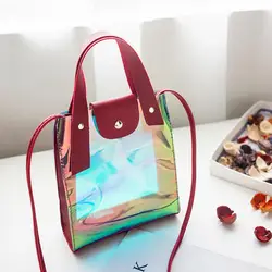 Для женщин мини сумка через плечо из искусственной кожи отражение сумки Сумка Курьерские сумки новый LXX9