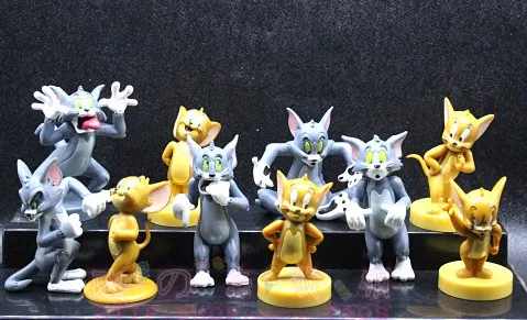 

10pcs/set Simulation  model toy  scene Decoration T and j  pvc  figure