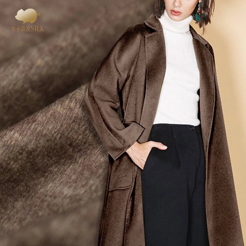 

200cm silk cashmere fabric color mixing wool fabric soft and delicate wool fabric elegant suit silk fabric wholesale wool cloth