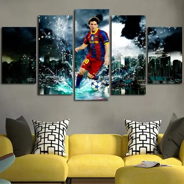 5pcs Soccer superstar 5D DIY diamond painting Lionel Messi diy cross stitch diamond embroidery set needlework diamond painting