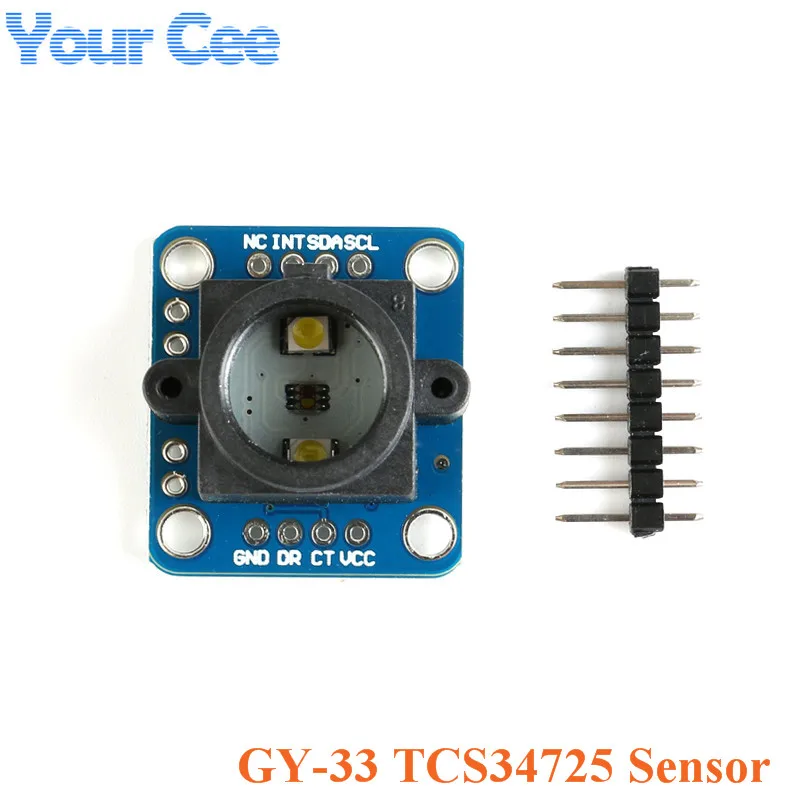 Цветной датчик TCS34725 RGB модуль макетной платы с цветным датчиком Diy Электронная
