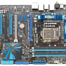 ASUS P7P55D Deluxe оригинальная материнская плата LGA 1156 DDR3 i7 i5 cpu 16GB USB2.0 P55 настольная материнская плата