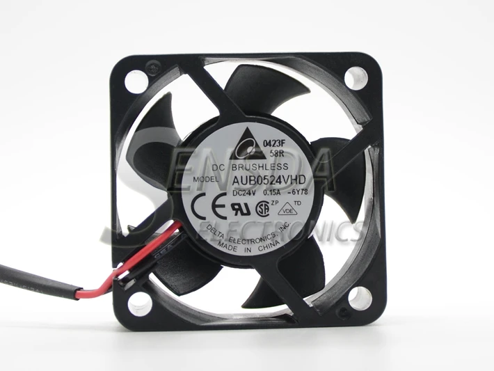 Вентилятор охлаждения преобразователя частоты для delta AUB0524VHD 5 см 5020 DC 24v 0.15A|cooling