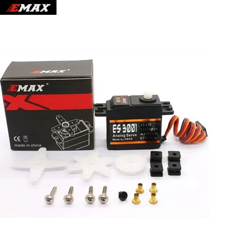 4pcs-Emax-ES3001-43g-Servo-RC-Parts-ABS-Analog-Servo-For-Helicopter-Airplane-Part-register-shipping (4)