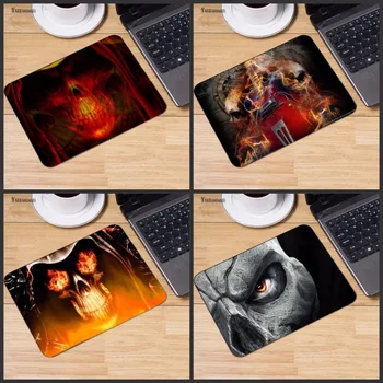 

Yuzuoan Custom High Speed Flame Skulls Vintage Stylish Mouse Pad aming Rectangle Mousepad 220mmX180mm and 250mmx290mm