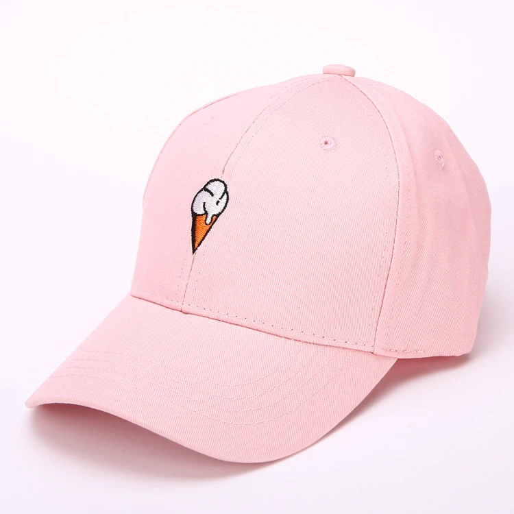 

Ice cream Womens Baseball Hats Trump Masculino Bone Gorra Chapeu Hat Gorro Girl Pink Caps Snapback Hip Hop Korean Cap Sombrero