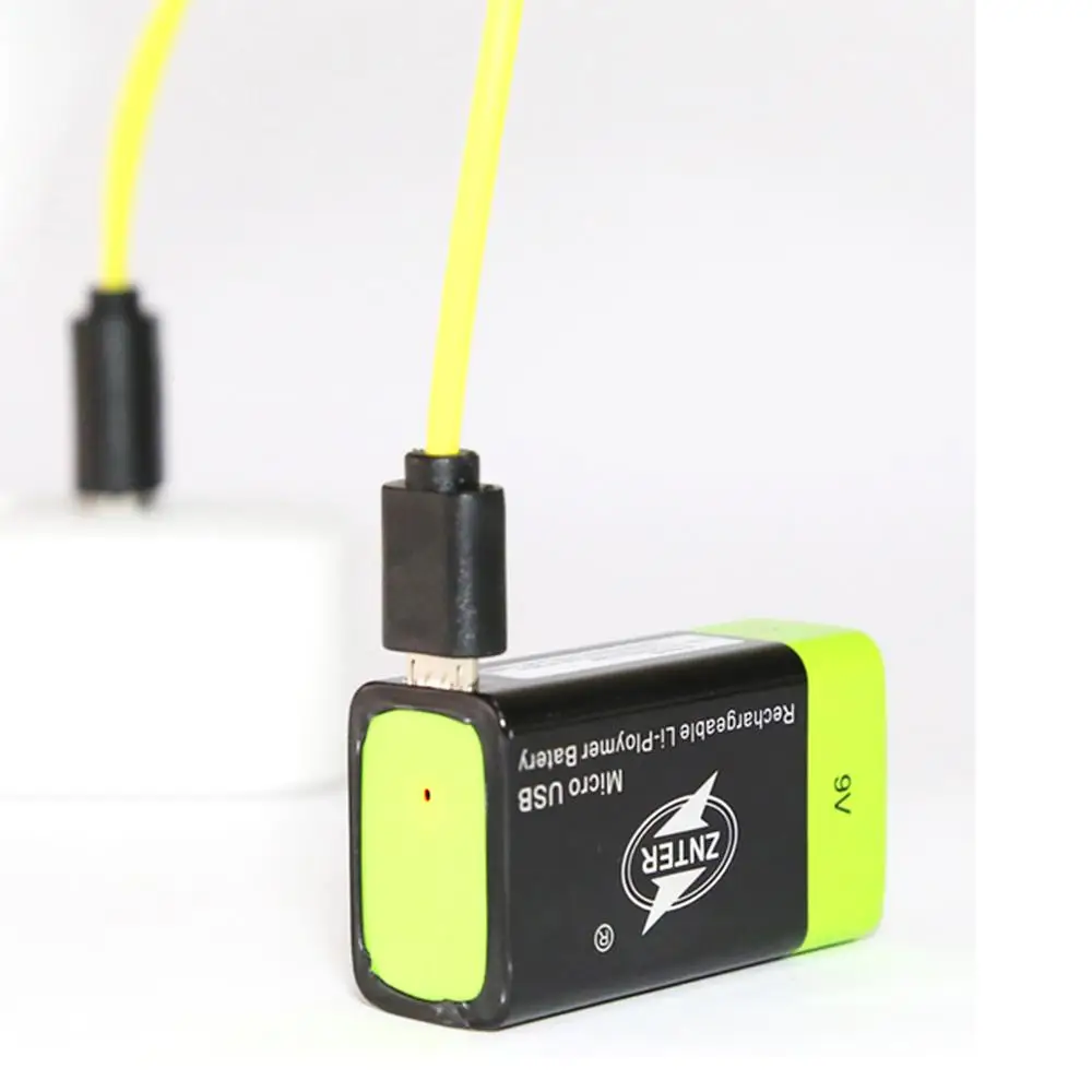 ZNTER 9V 400mAh USB аккумуляторная батарея Lipo RC для микрофона камера аксессуары