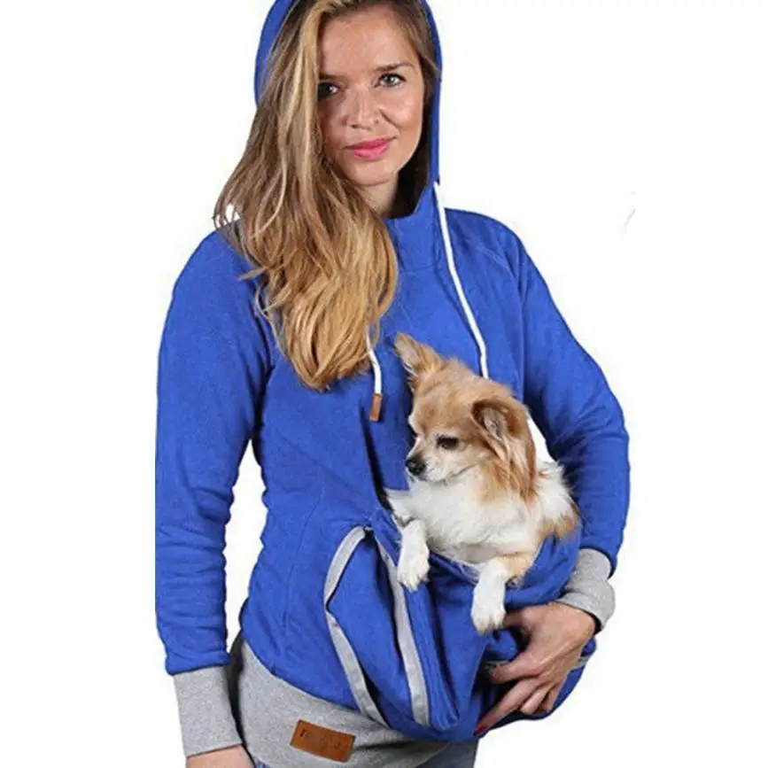 hoodie with kangaroo pocket for pets