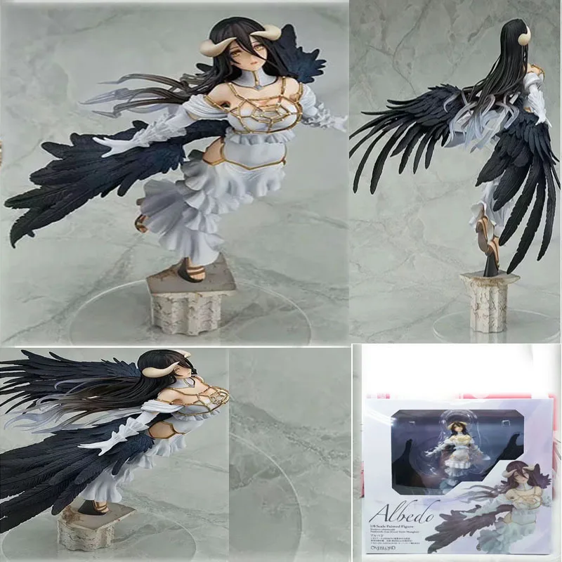 

29cm Anime Overlord Over Lord Albedo 1/8 Scale Painted PVC Action Figure Model Toys Dollg Gift