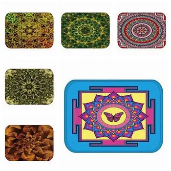

Creative Mandala Geometry Printing Carpet Doormats Anti-slip Floor Mat For Front Door Mat Rug