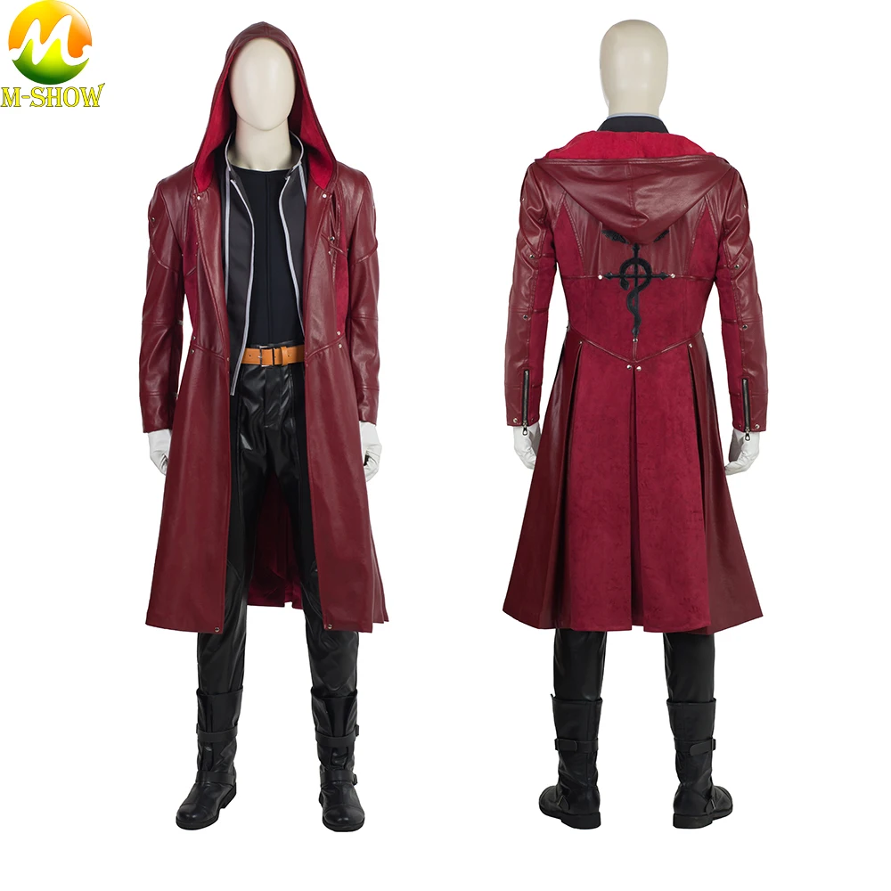 

Anime Fullmetal Alchemist Cosplay Costume Edward Elric Cosplay Costume Halloween Cosplay Full Set For Men Custom Made