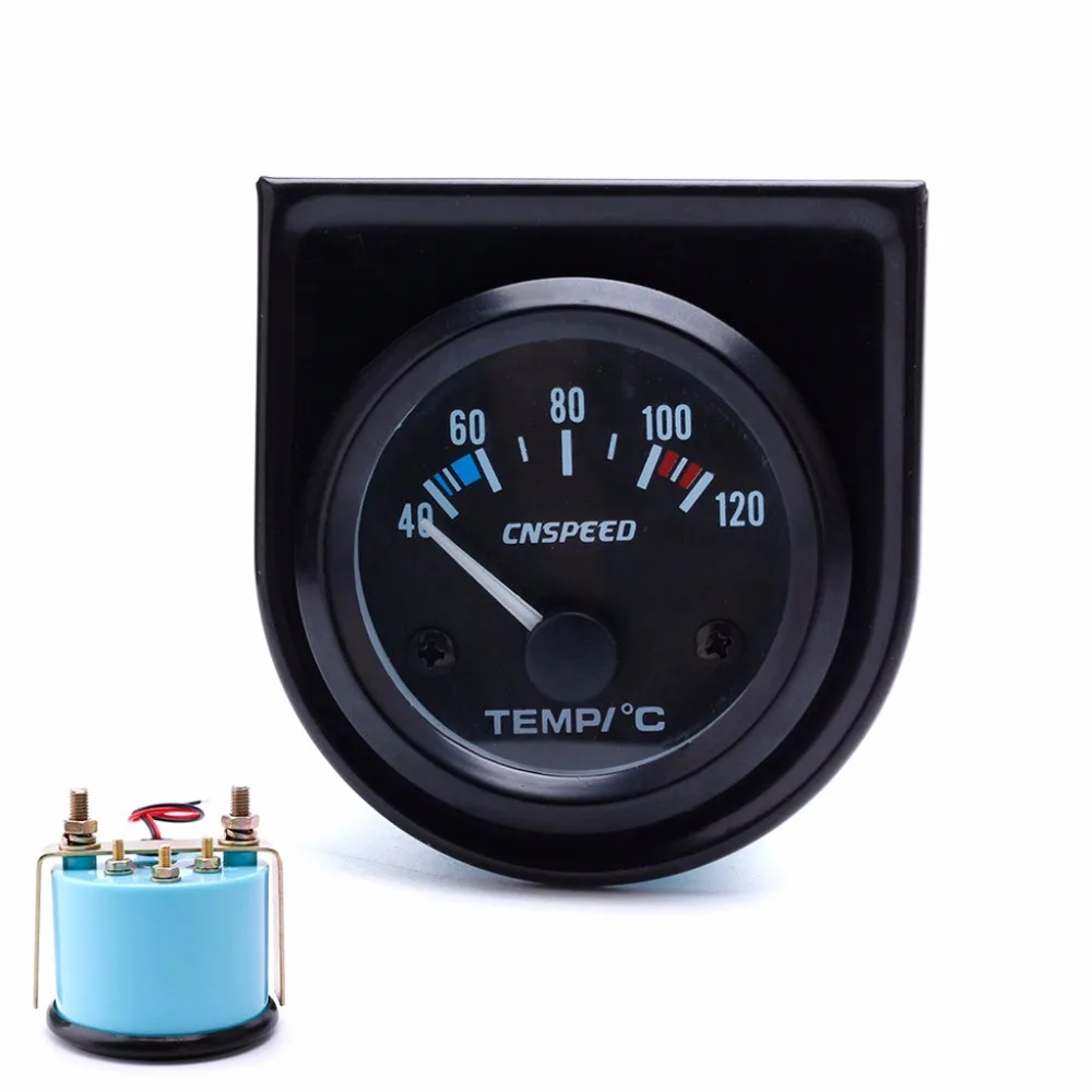 1 set 52mm Black Car Auto Digital LED Water Temp Temperature Gauge Kit
