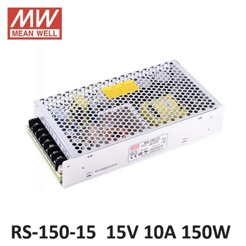 

DC Power Source 15V 10A 150W Meanwell RS-150-15 Switching Power Supply Driver for LED Strip AC 110/220V Input to DC 15V PSU