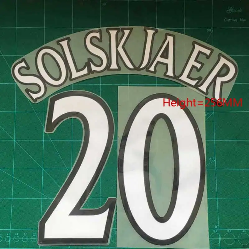 SOLSKJAER 20 nameset Флокирование - Цвет: 10